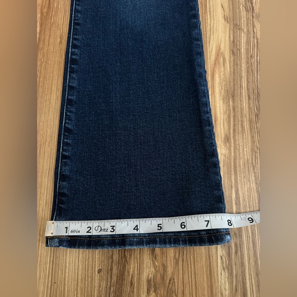 Madewell Mid Rise Kick Out Crop Jeans Blue Size 27 - Picture 11 of 13